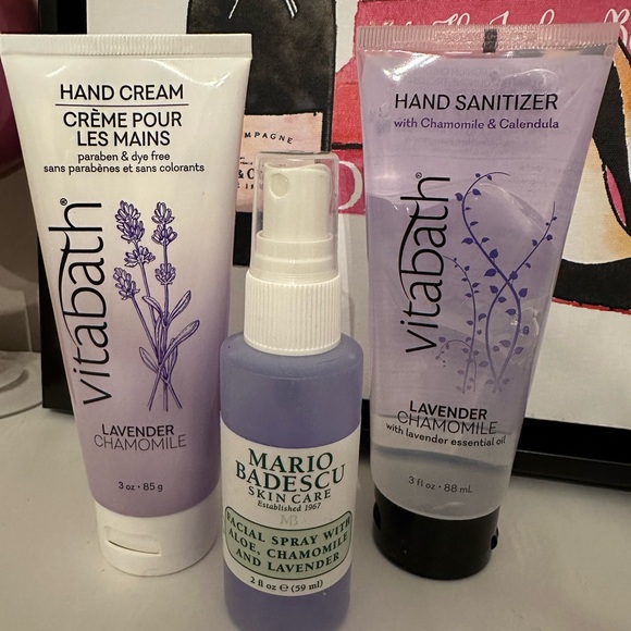 Purple and White Hand Soap Bath & Body Collection - Picture 1 of 3